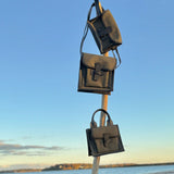 Belt Sac in Pine Canvas with Vegan Trim