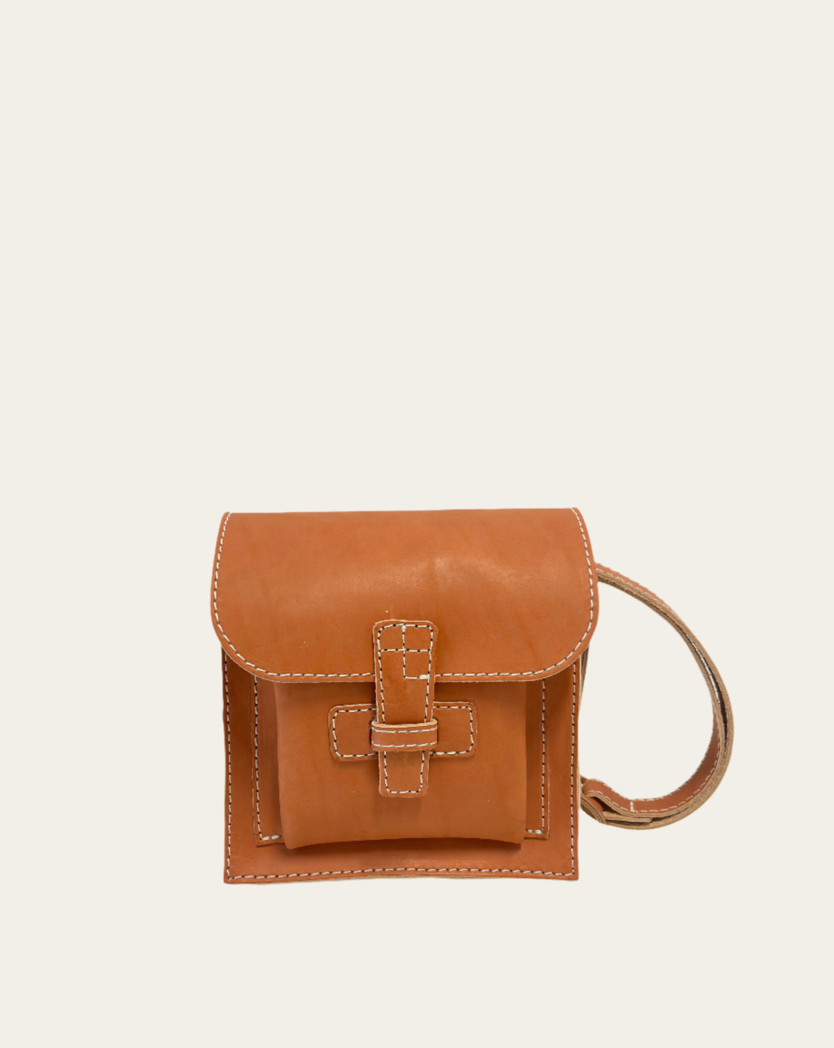 Agnes Baddoo - Sac .5 Crossbody Bag in Honey Leather | Los Angeles, CA