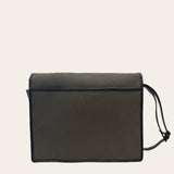 Messenger Sac  in Pine Canvas with Vegan Trim