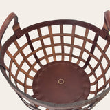 Circle Woven Basket WH