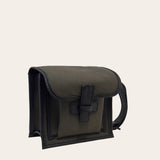 Sac .5  in Pine Canvas with Vegan Trim