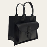 Sac 1 in Black and Black Canvas