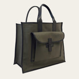 Sac 2 in Pine Canvas with Vegan Trim