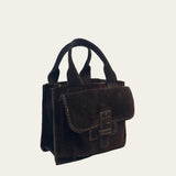 Sac Petit in Espresso Suede