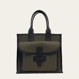 Sac 1 in Pine Canvas with Vegan Trim