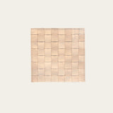 Woven Trivet in Natural Veggie Tan Leather