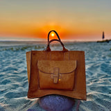 Sac 2 in Natural Veggie Tan