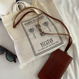 Eyeglasses/Phone Sac in Rust Mellow