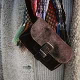 Belt Sac in Espresso Suede