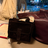 Sac Petit in Espresso Suede