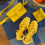 Belt Sac in Lemon Yellow