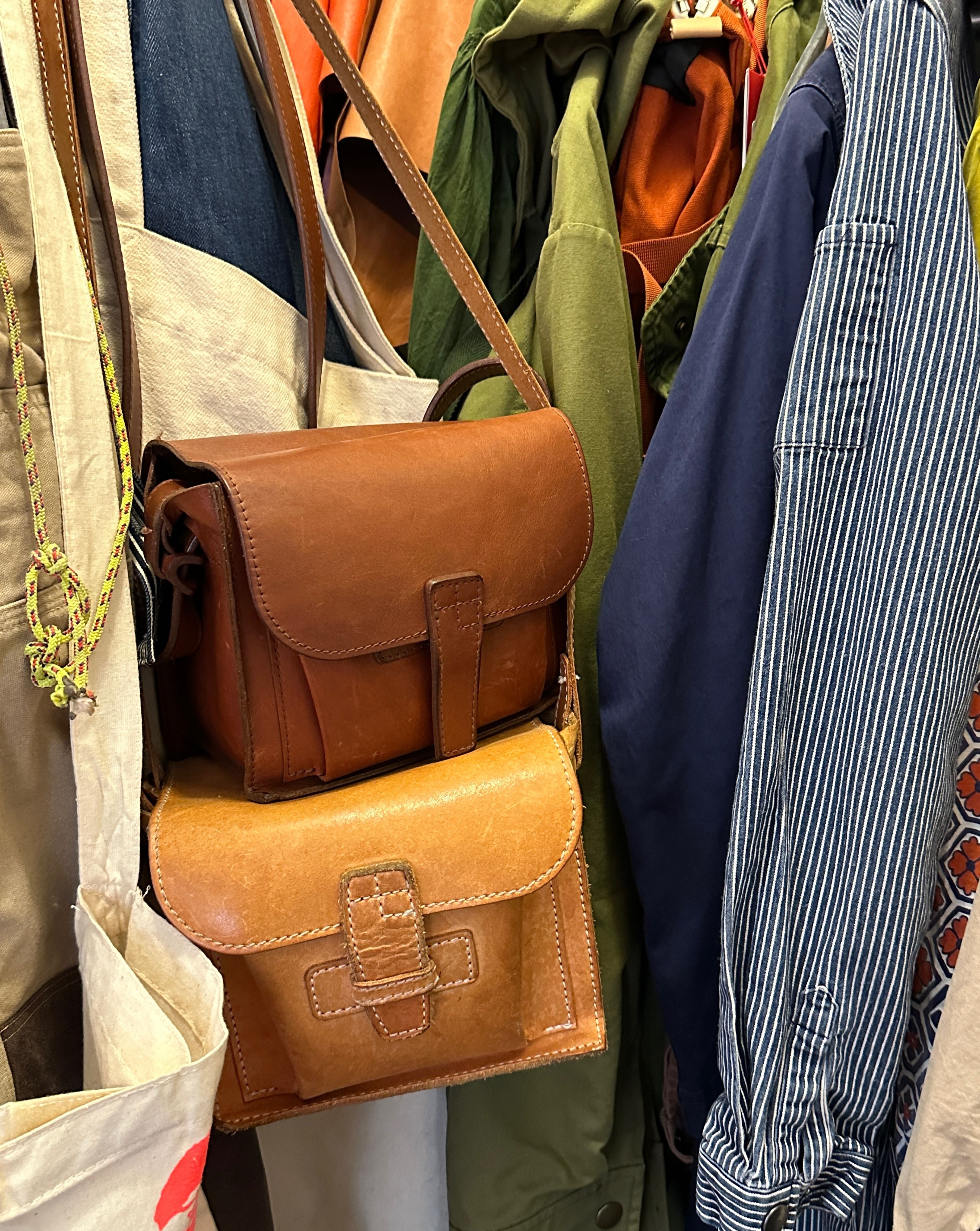 Agnes Baddoo - Sac.5 Crossbody Bag in Natural Veggie Tan Leather